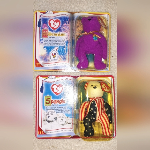 Vintage MCDONALDS/TY SPECIAL EDITION TEENIE BEANIE BABY SET! - Picture 8 of 14